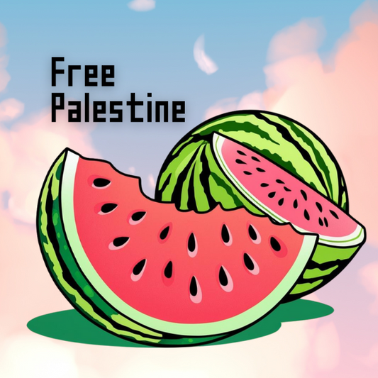 Free Palestine Anime Sticker